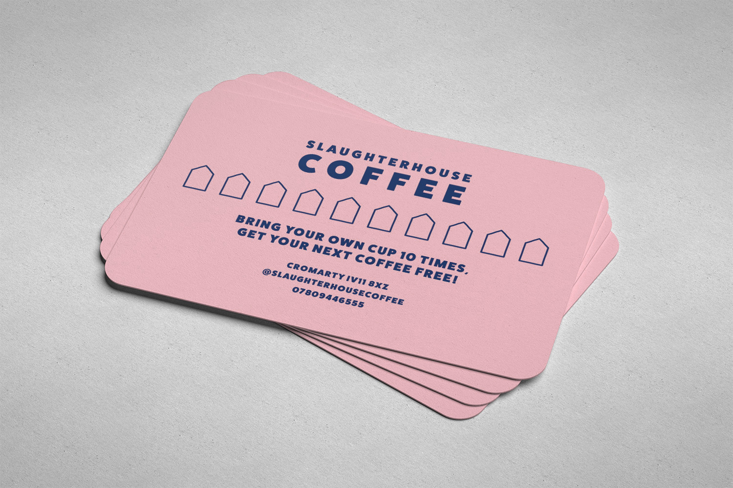 Slaughterhouse Coffee loyalty card