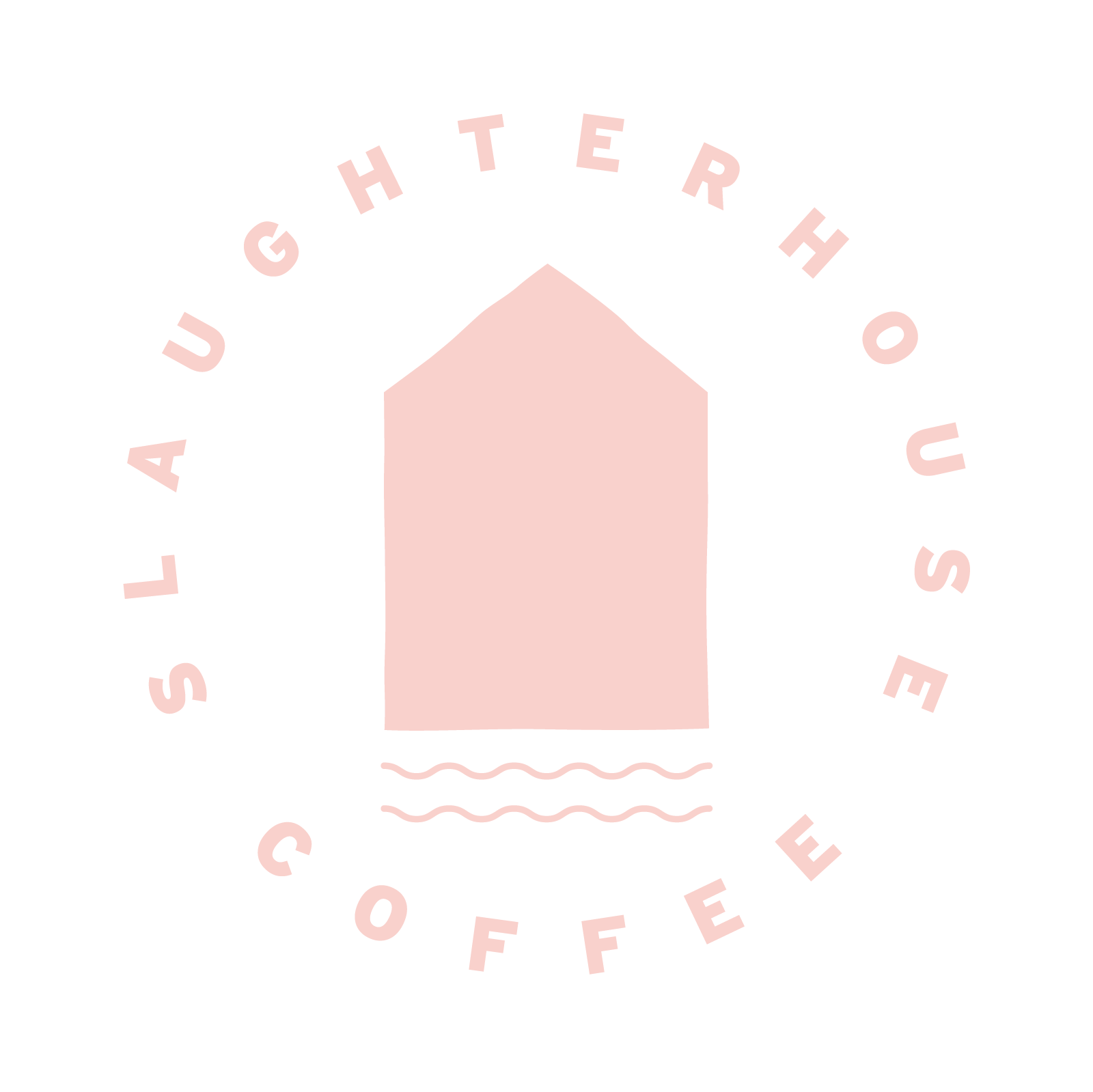 Pink Slaughterhouse Coffee logo badge